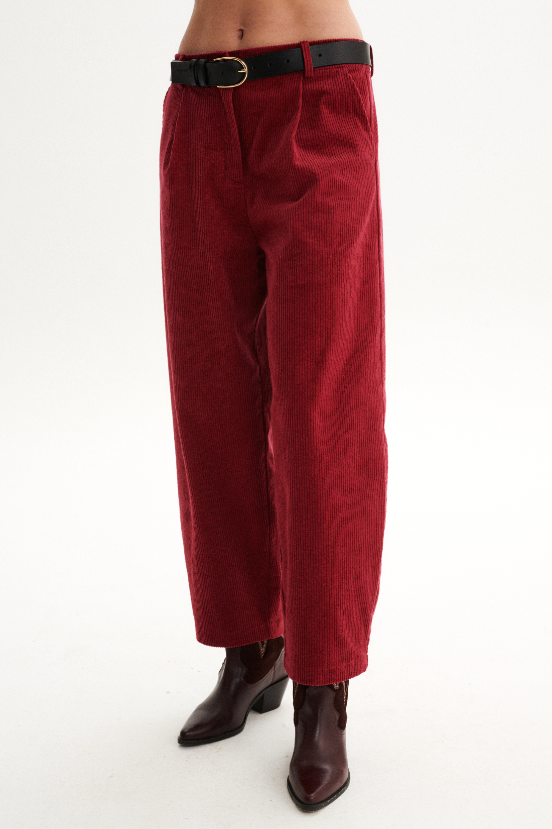 SPODNIE SELVAGGIA MALINOWE