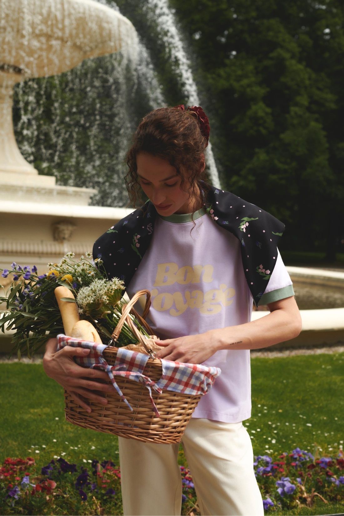 T-SHIRT BON VOYAGE LILIOWY