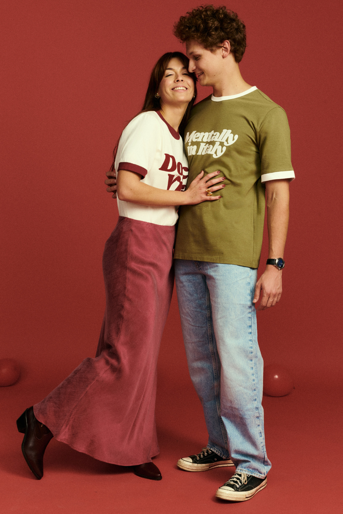 MENTALLY IN ITALY OLIVE T-SHIRT - UNISEX