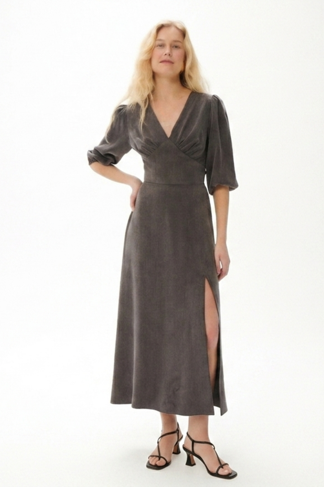 LUNARIA BROWN DRESS