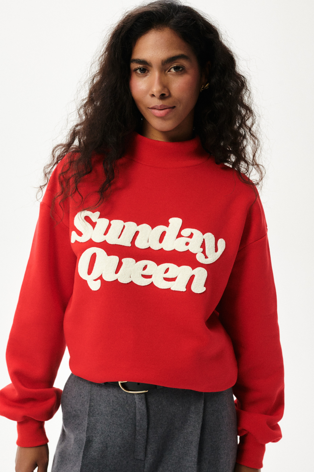 BLUZA SUNDAY QUEEN CZERWONA