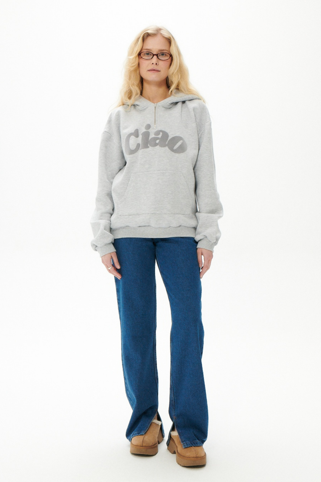 BLUZA CIAO HOODIE SZARA
