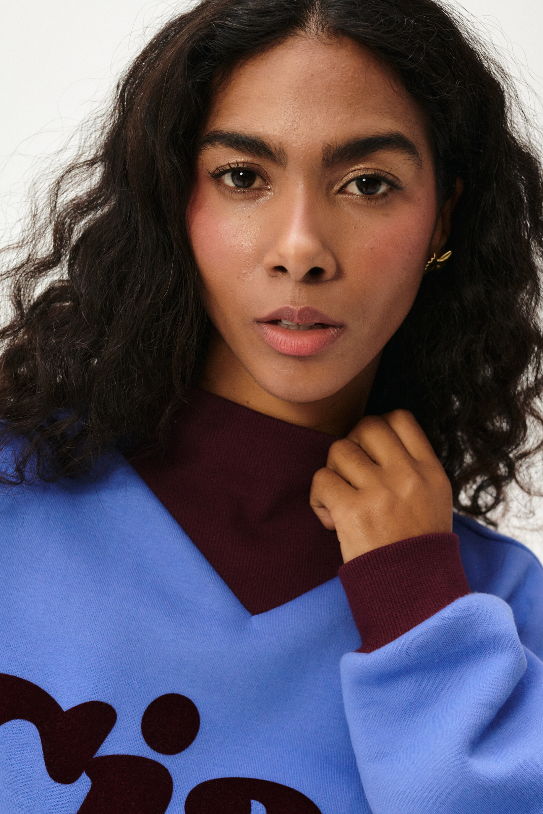 BLUZA CORTINA NIEBIESKA