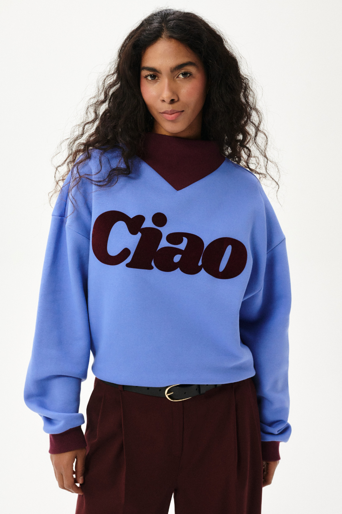 BLUZA CORTINA NIEBIESKA