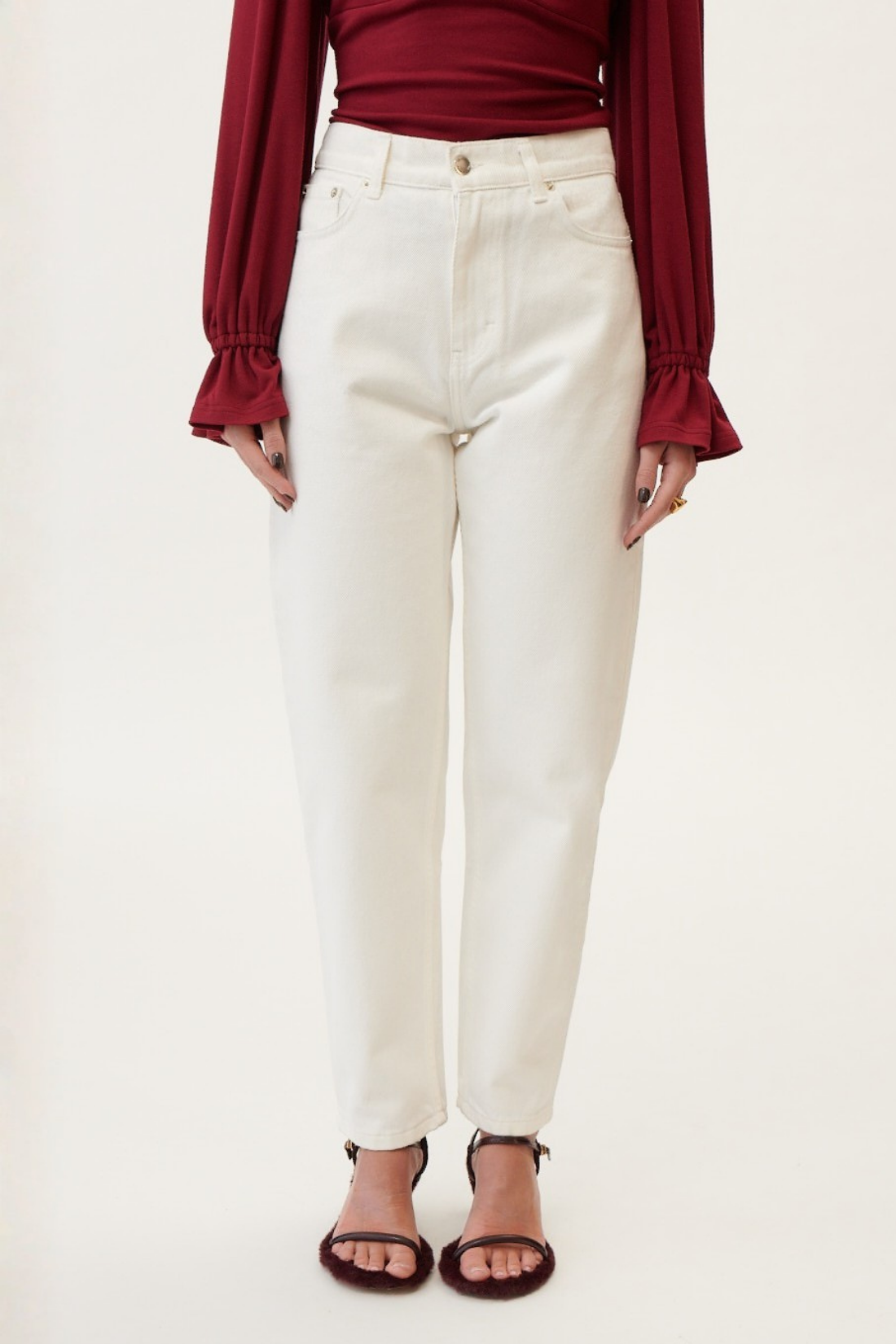 SPODNIE JEANSOWE FEMME NATURAL - TALL