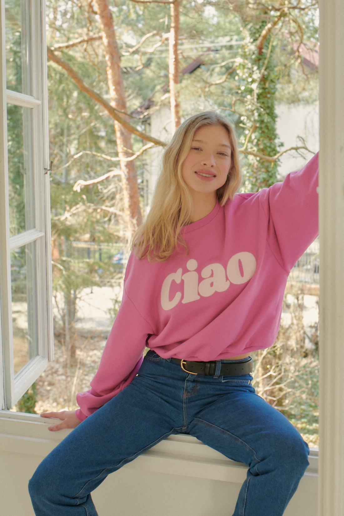 BLUZA CIAO SIS RÓZOWA