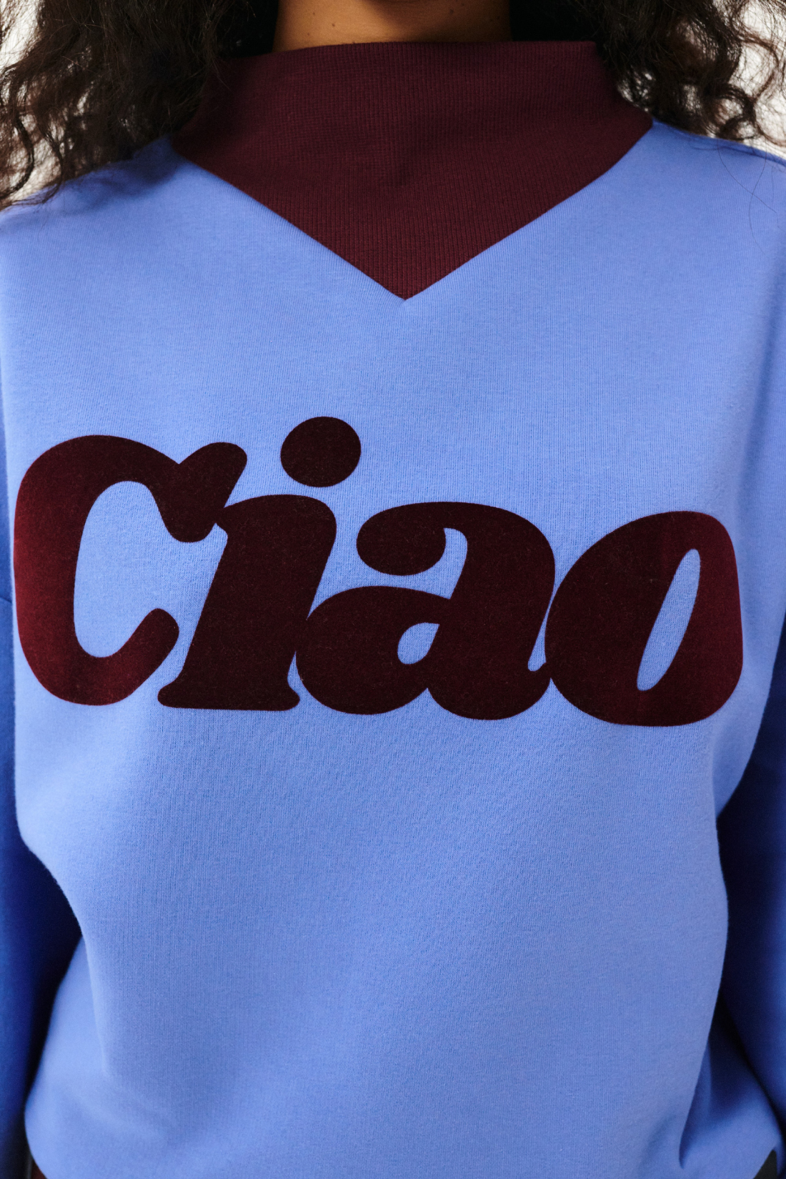 BLUZA CORTINA NIEBIESKA