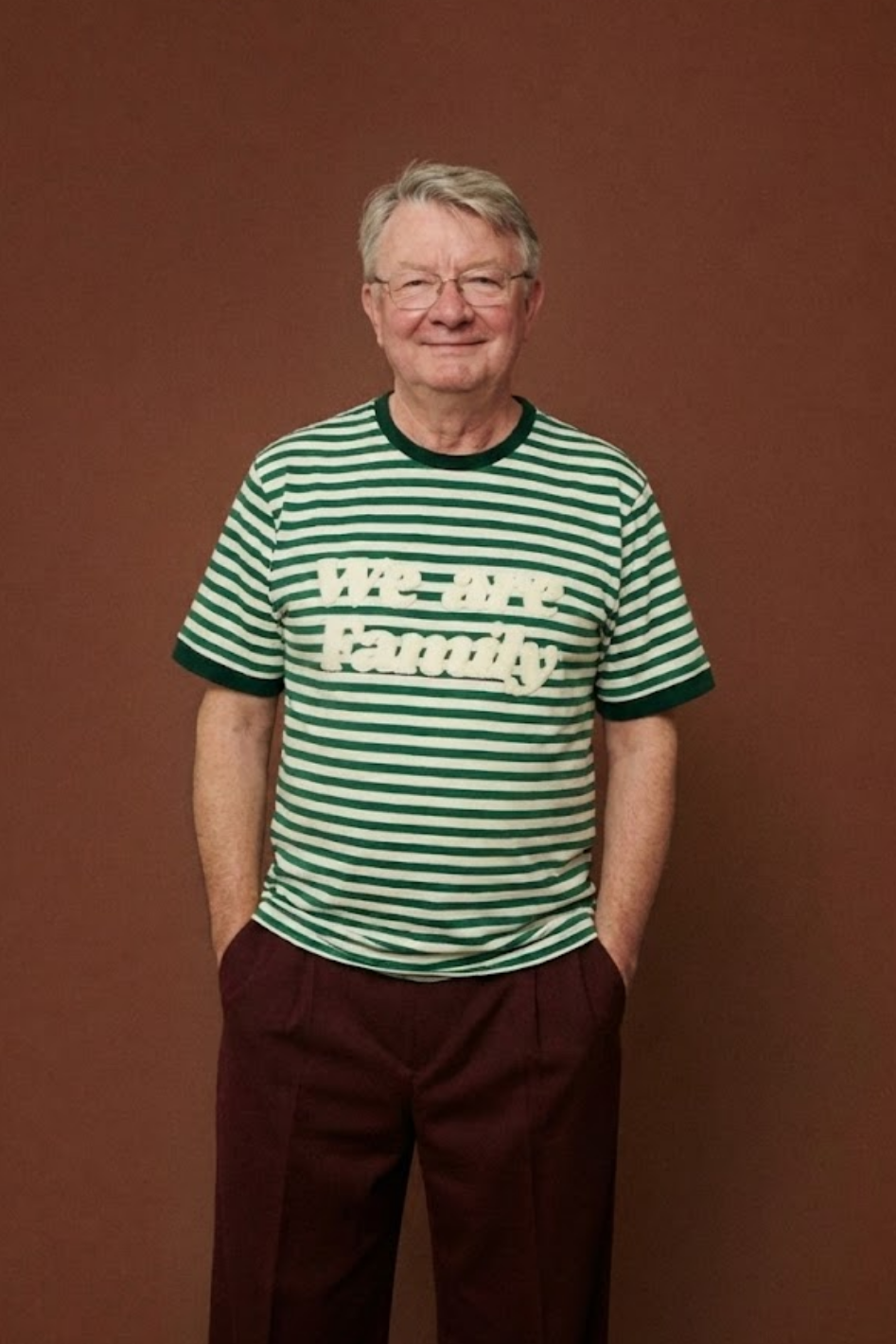 T-SHIRT WE ARE FAMILY STRIPED - MEN