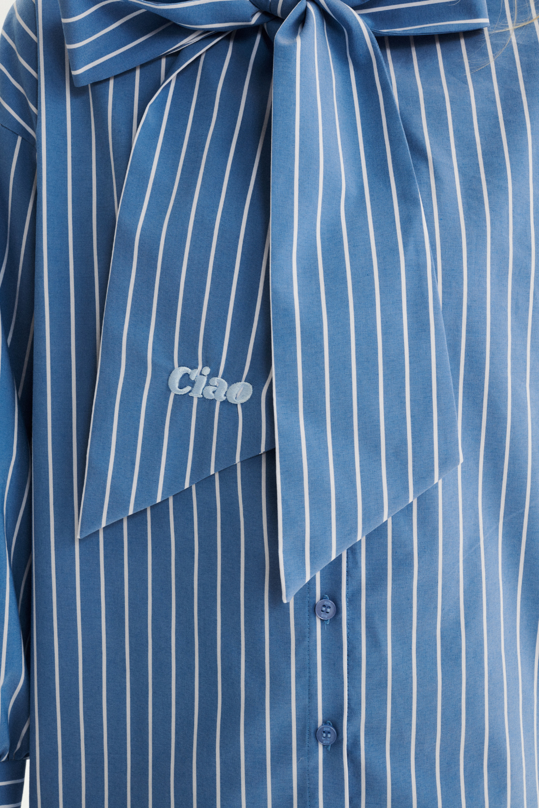 KOSZULA STELLA PASKI NIEBIESKO- BIAŁE