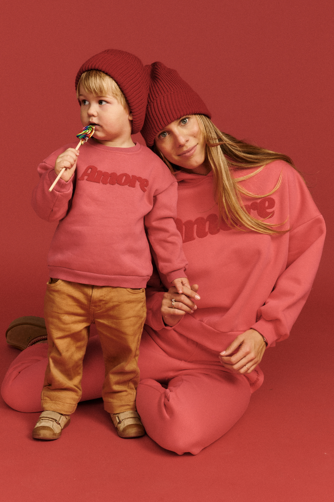 BLUZA AMORE RED MINI