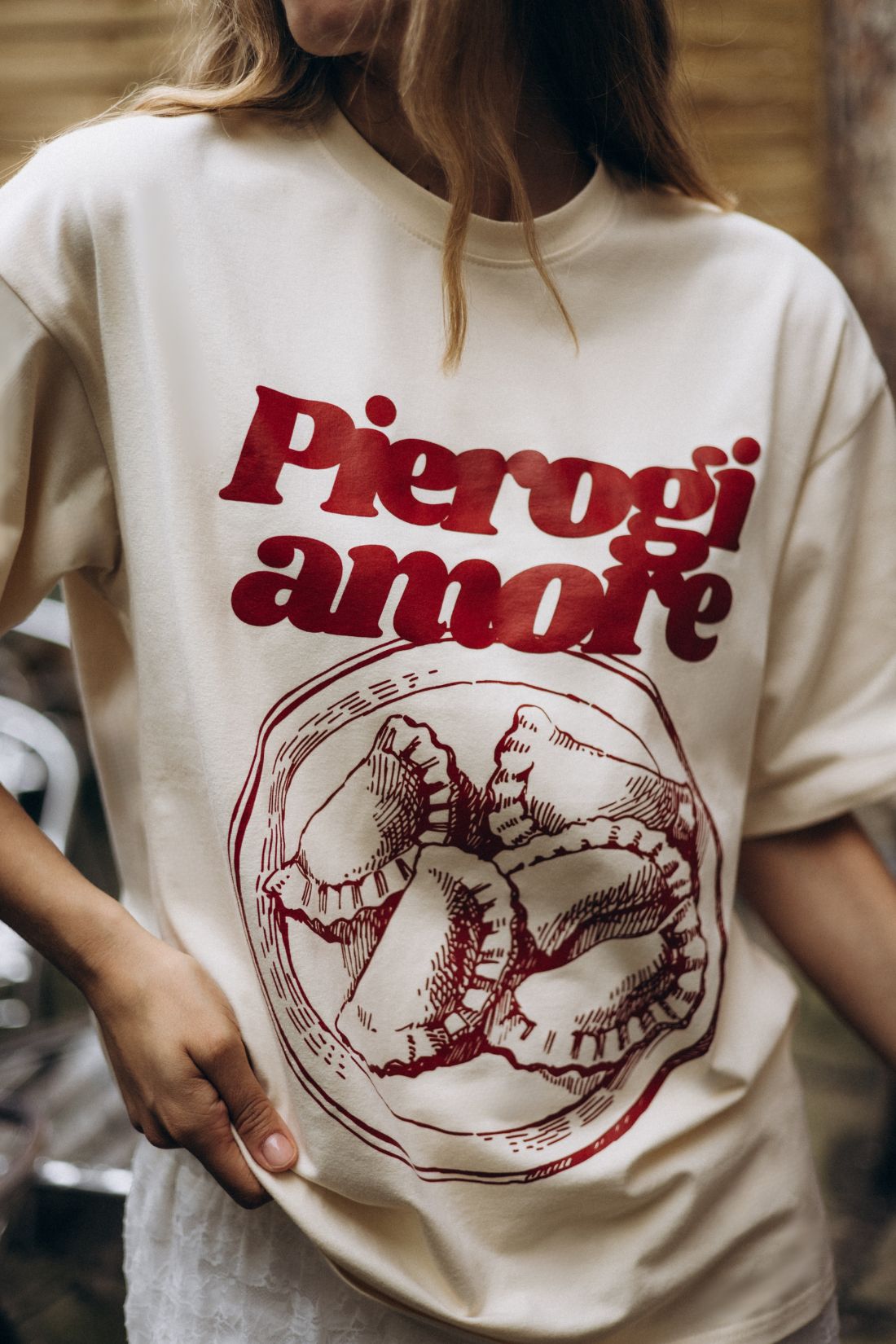 T-SHIRT PIEROGI AMORE