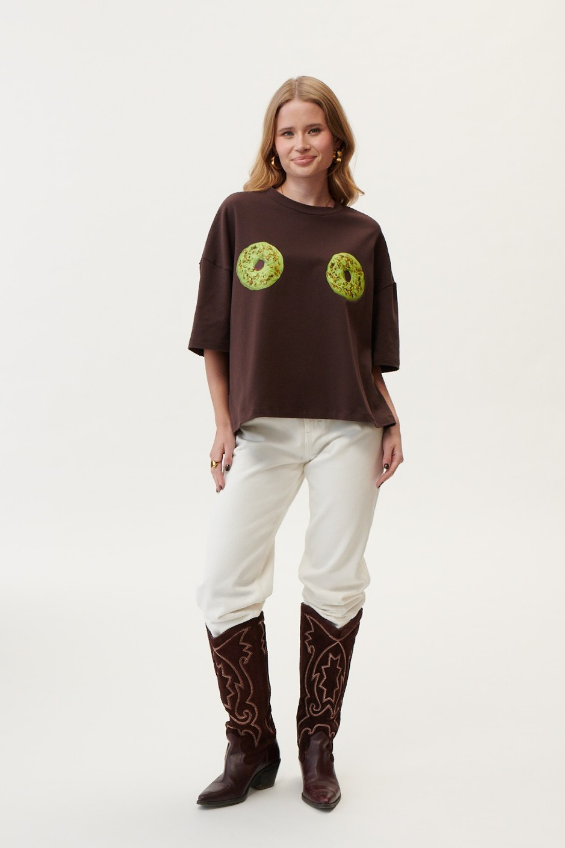 T-SHIRT PĄCZEK PISTACJA