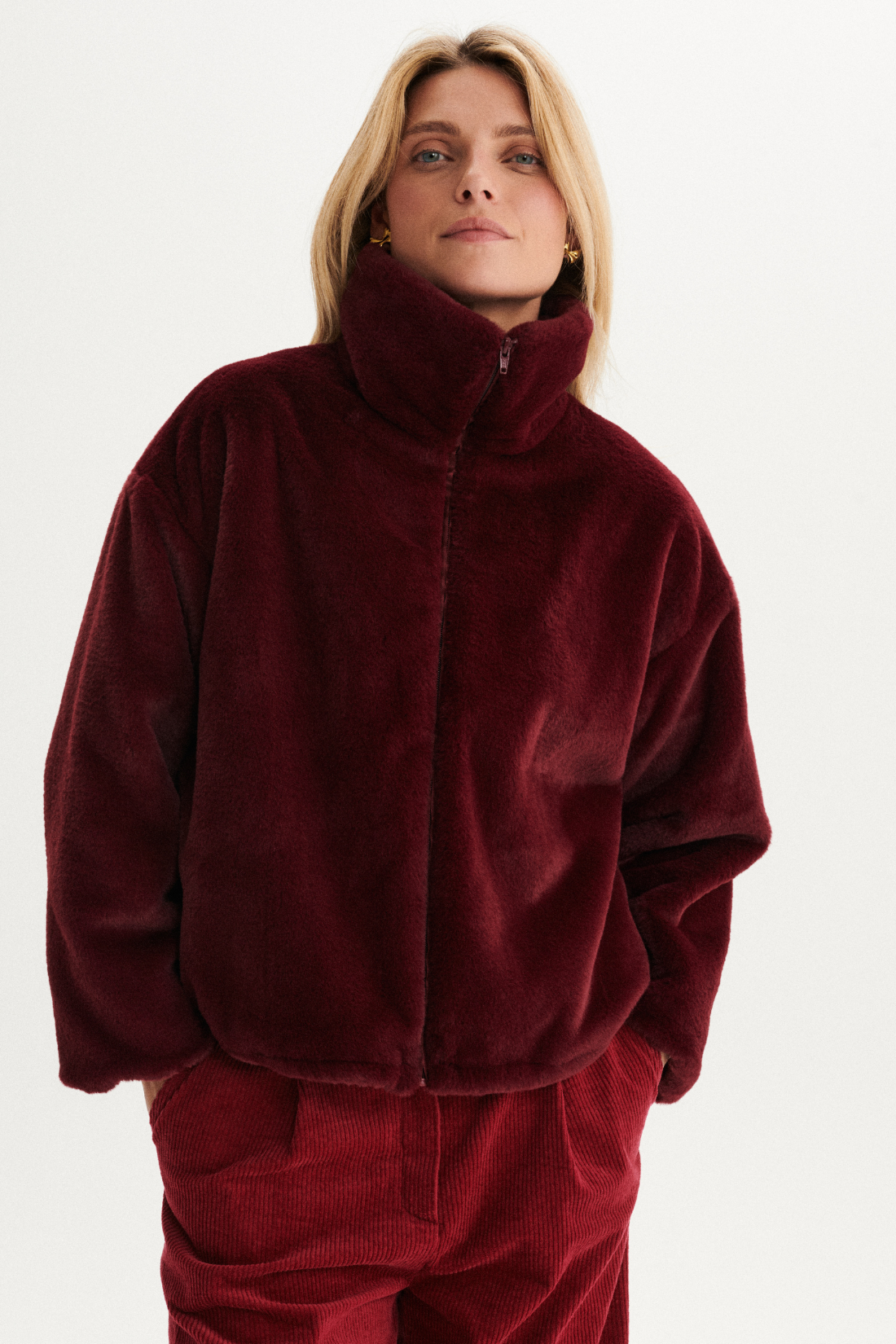 KURTKA FLUFFY BORDOWA