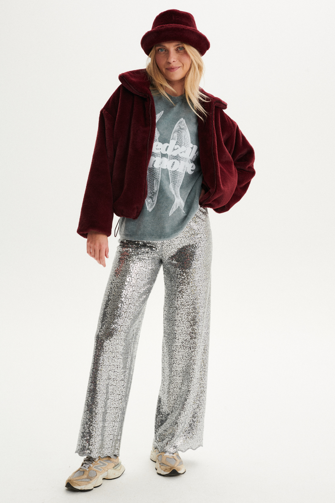 KURTKA FLUFFY BORDOWA