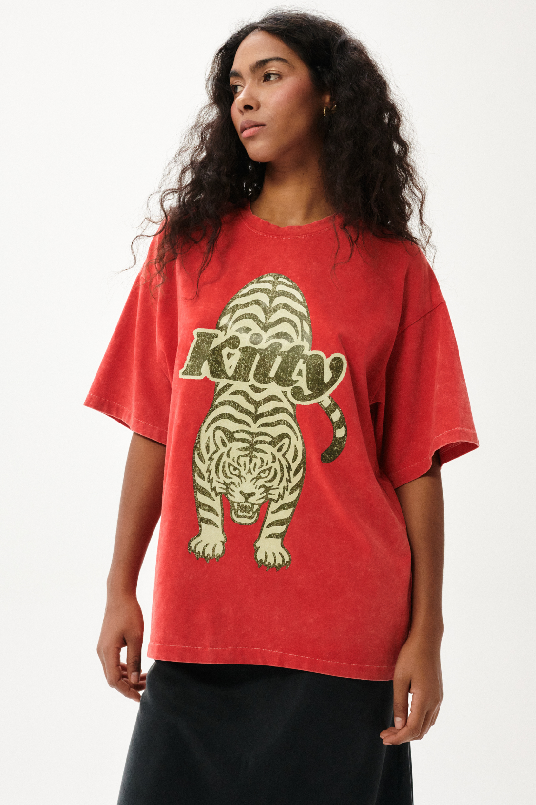 T-SHIRT KITTY CZERWONY