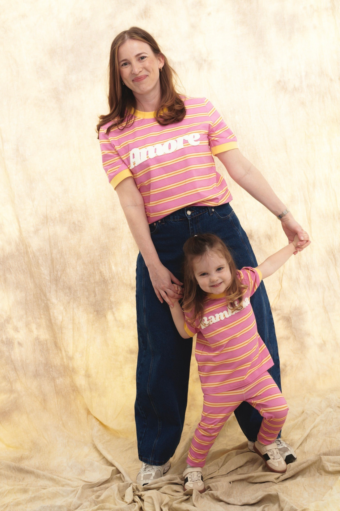 AMORE W STRIPED T-SHIRT