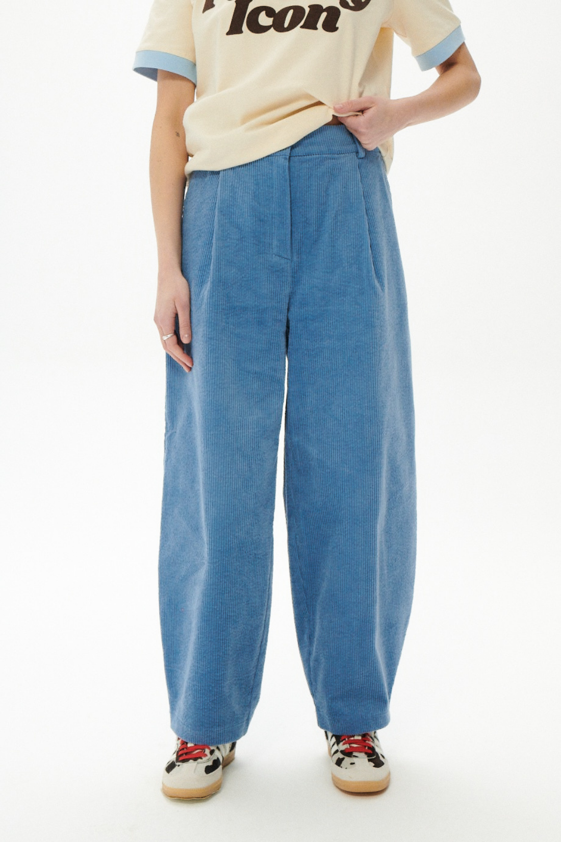 SPODNIE SELVAGGIA NIEBIESKIE