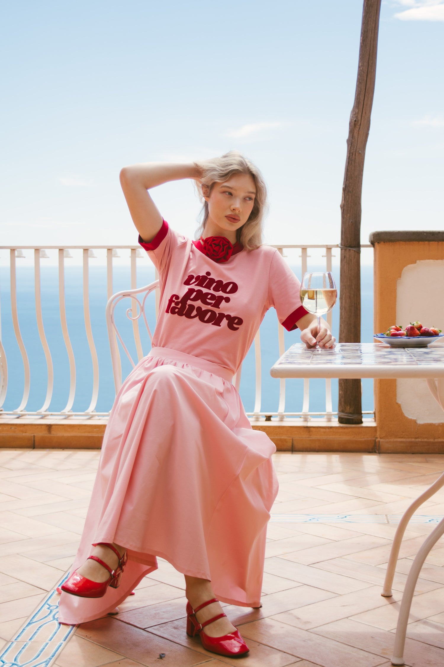 T-SHIRT VINO PER FAVORE