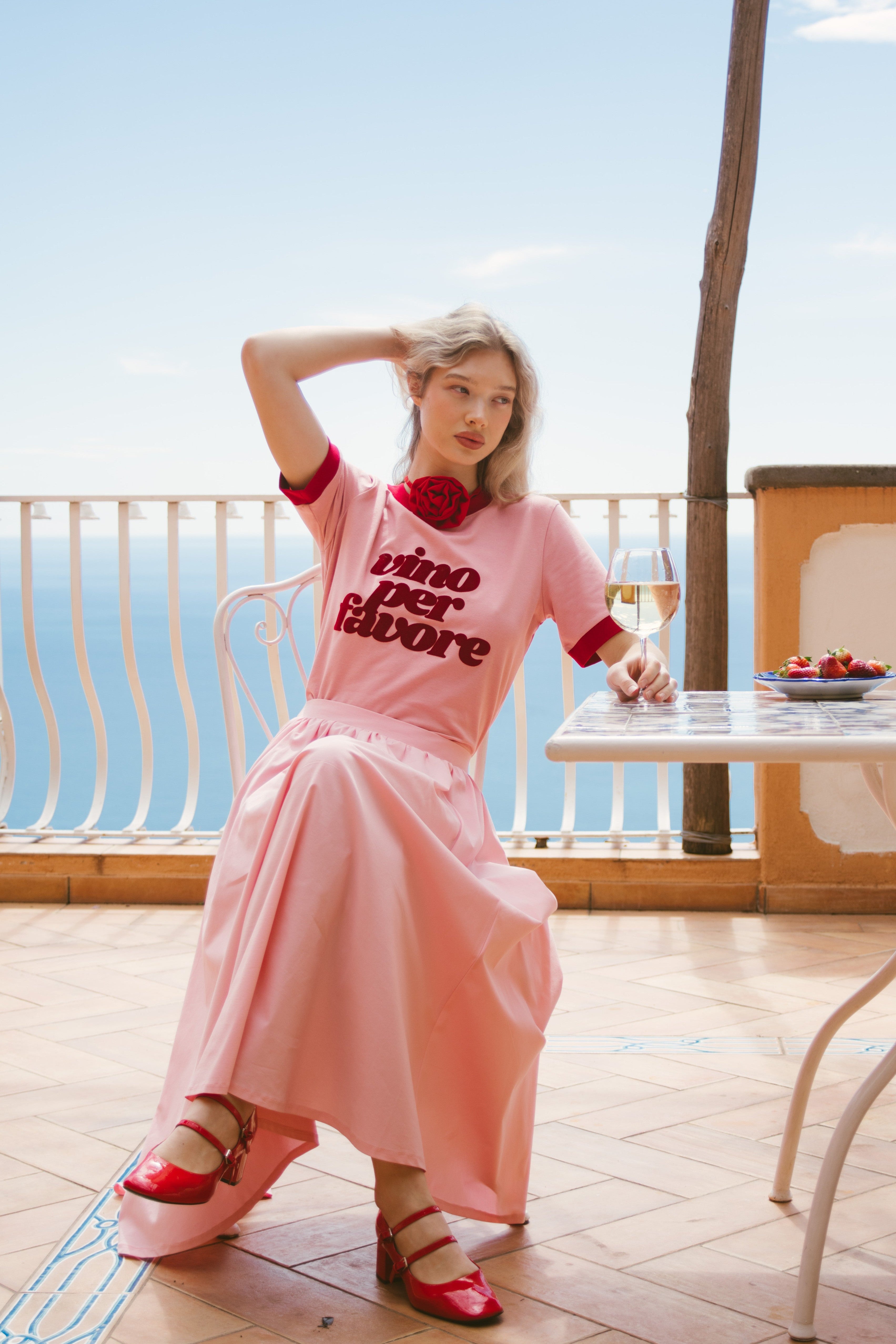 T-SHIRT VINO PER FAVORE