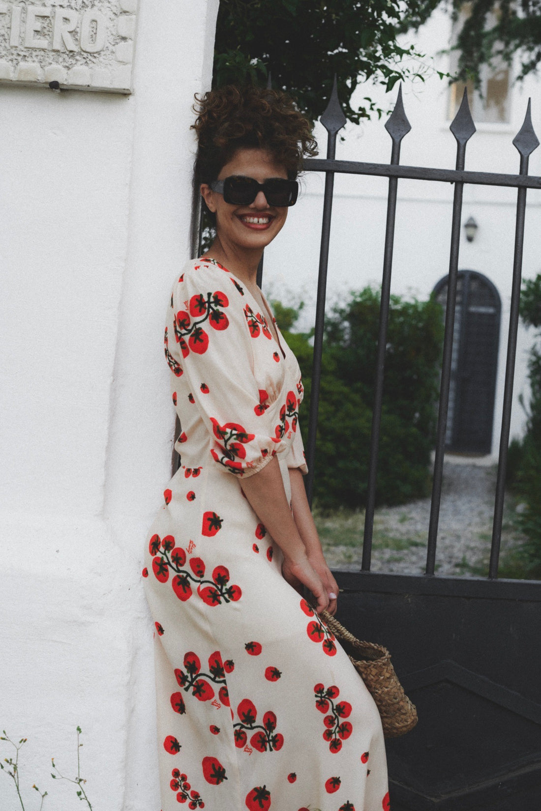 SUKIENKA POMODORO BEŻOWA