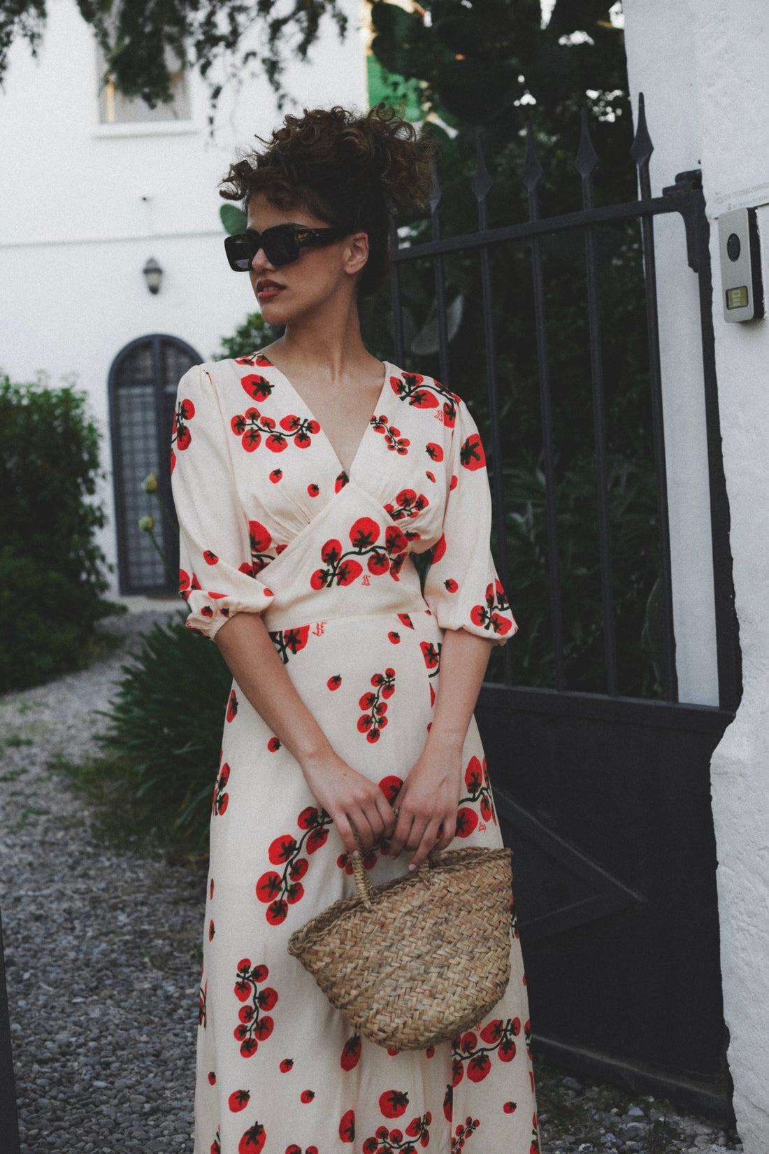 SUKIENKA POMODORO BEŻOWA