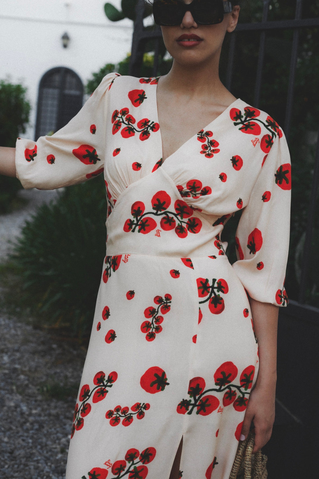 SUKIENKA POMODORO BEŻOWA