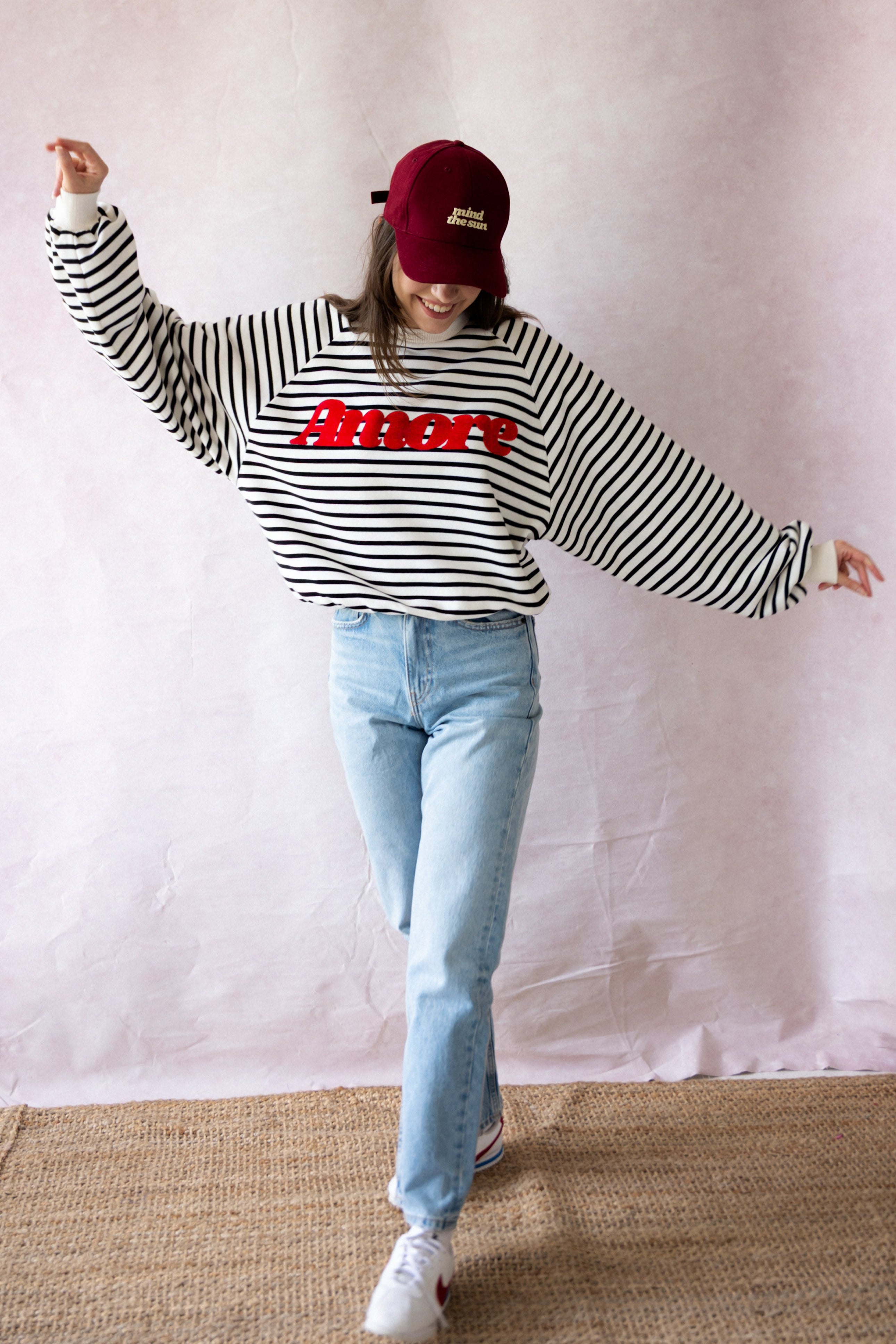 BLUZA CHIARA STRIPED KREMOWA