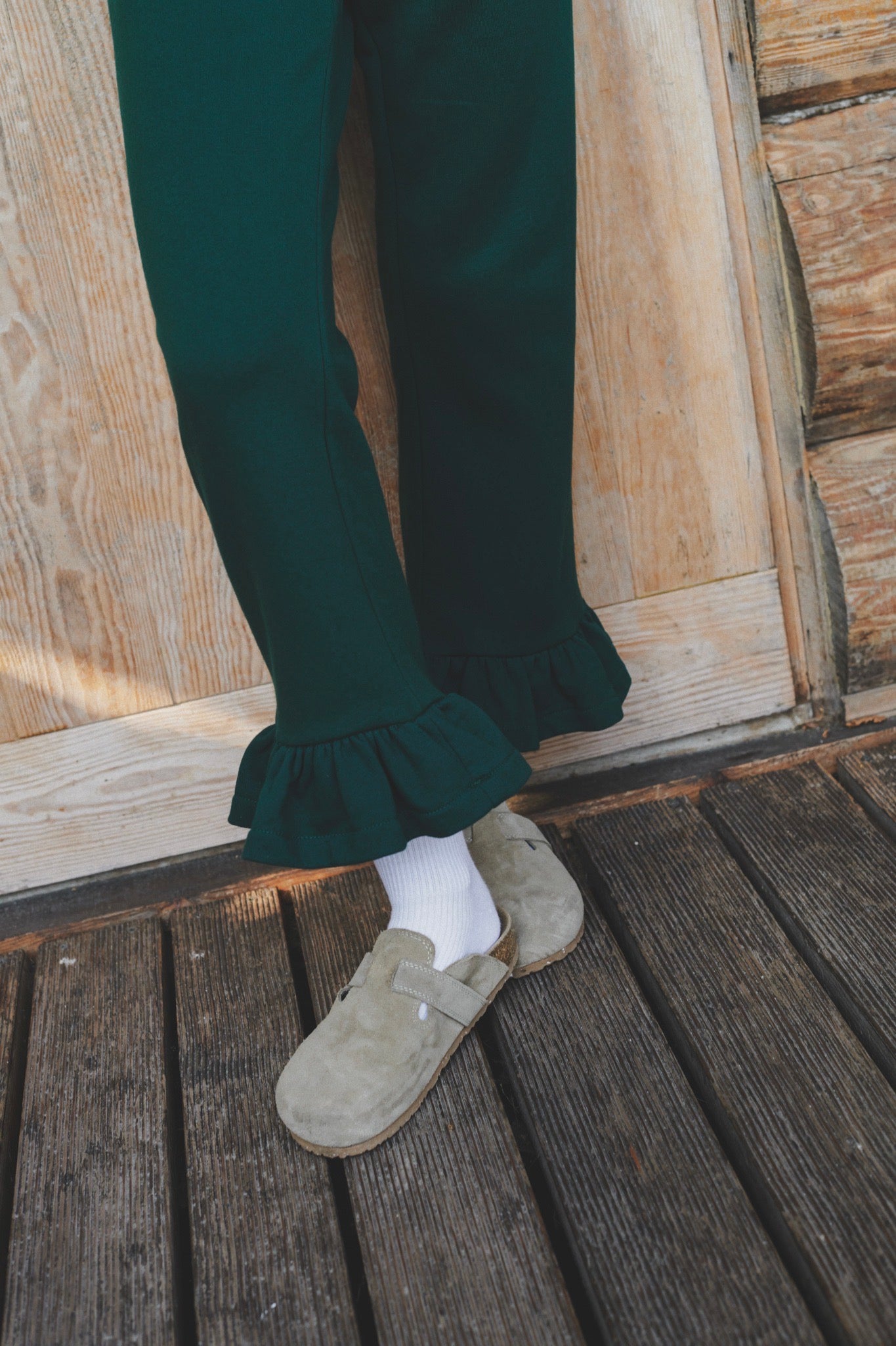 FOREST RUFFLE PANTS