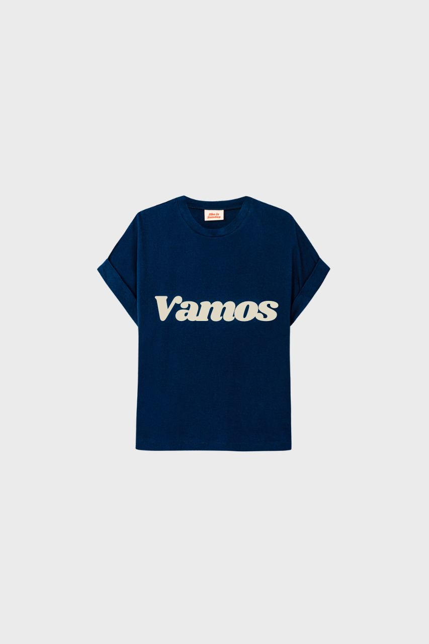 T-SHIRT VAMOS NAVY