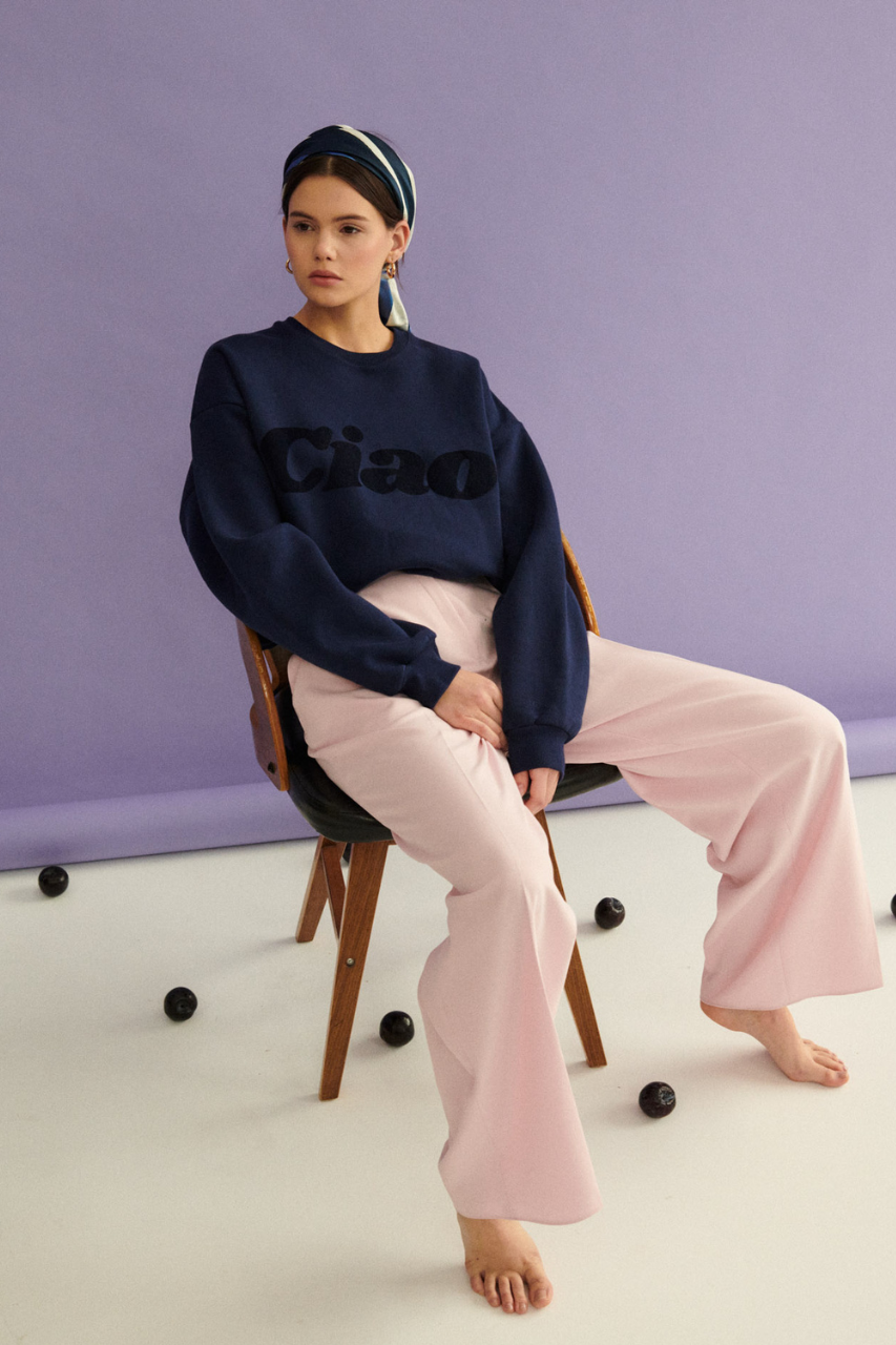 BLUZA CIAO GRANATOWA - UNISEX