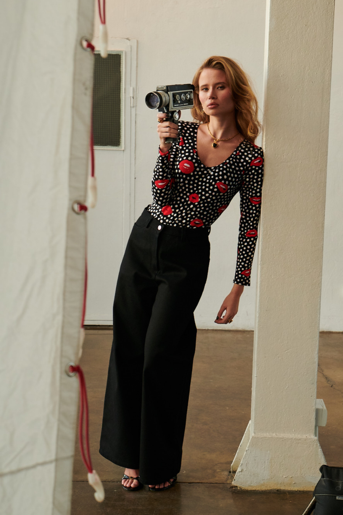 SPODNIE JEANSOWE NOCTURNE CZARNE