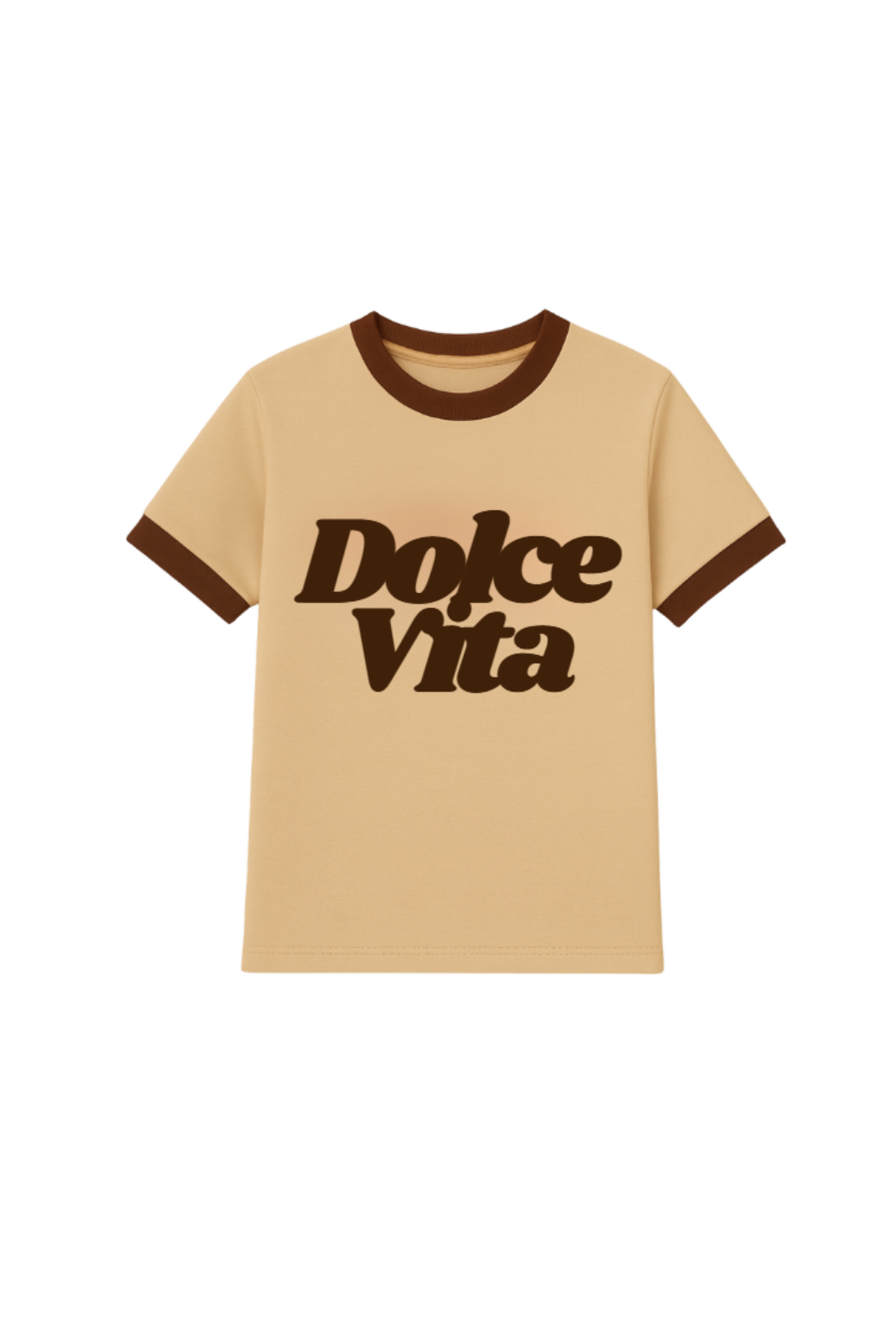 T-SHIRT DOLCE VITA MOKKA