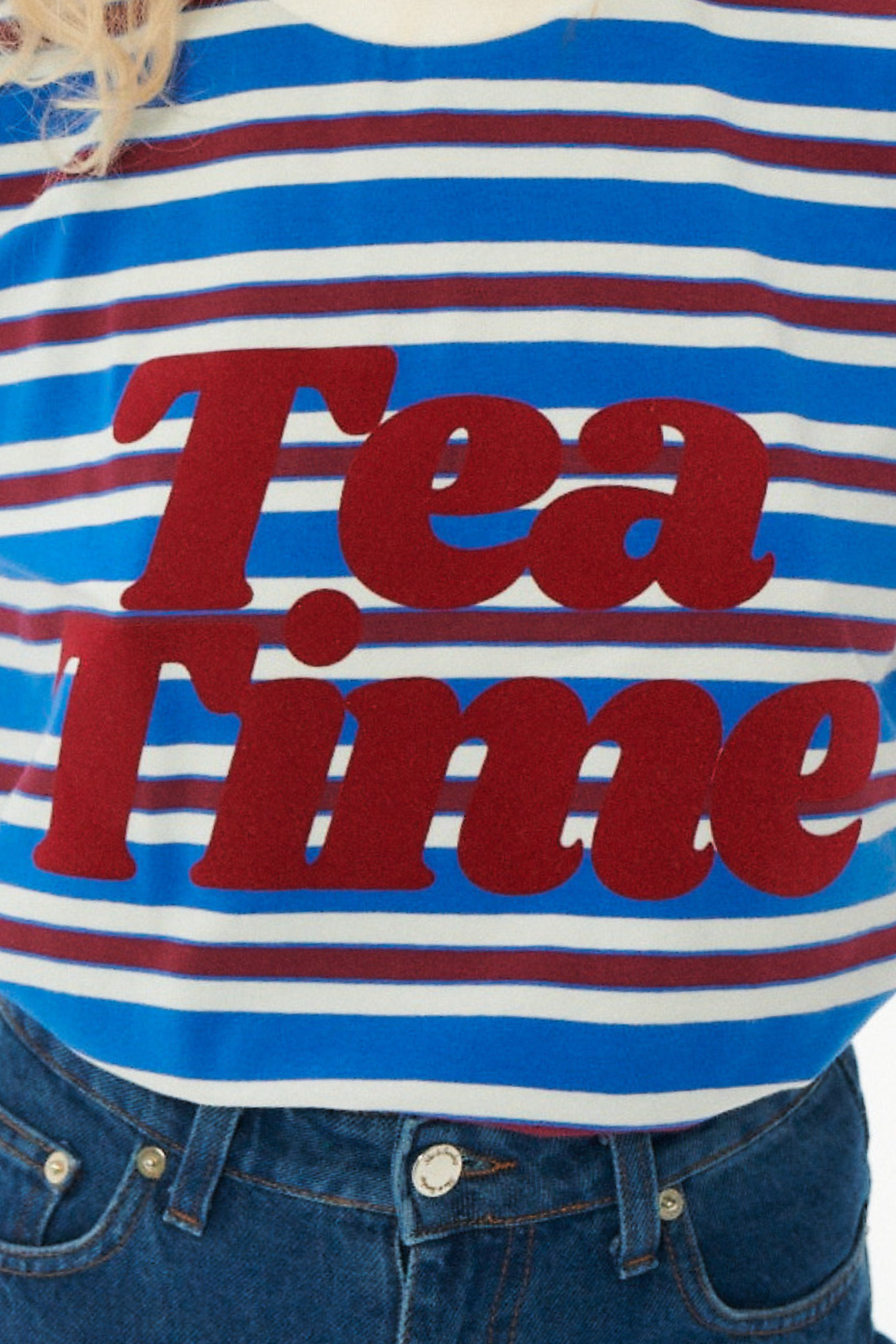 T-SHIRT TEA TIME STRIPED