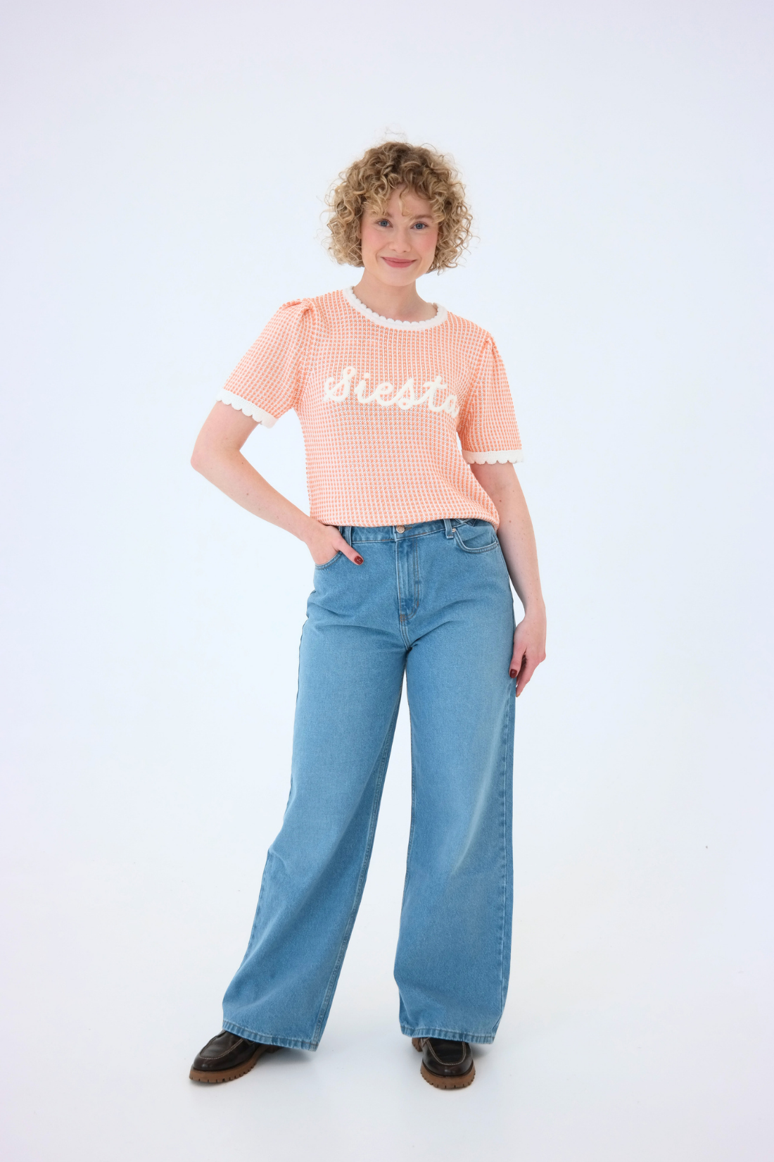 ELARA BARREL STANDARD JEANS DARK BLUE