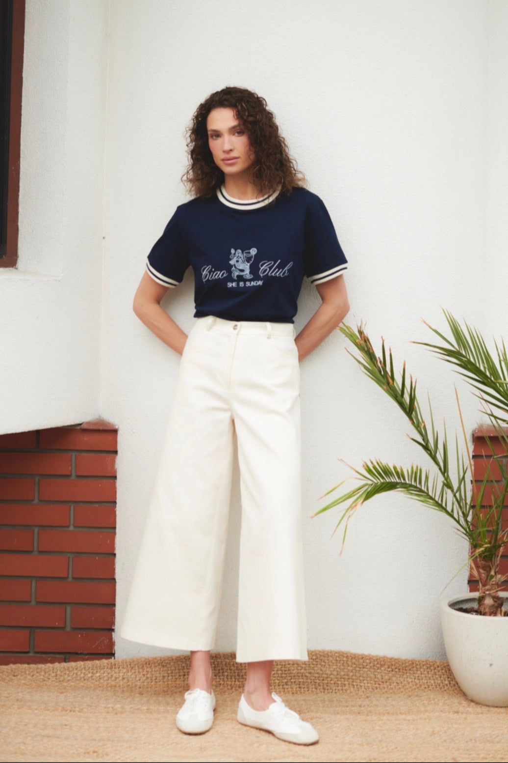 T-SHIRT CIAO CLUB GRANATOWY preorder