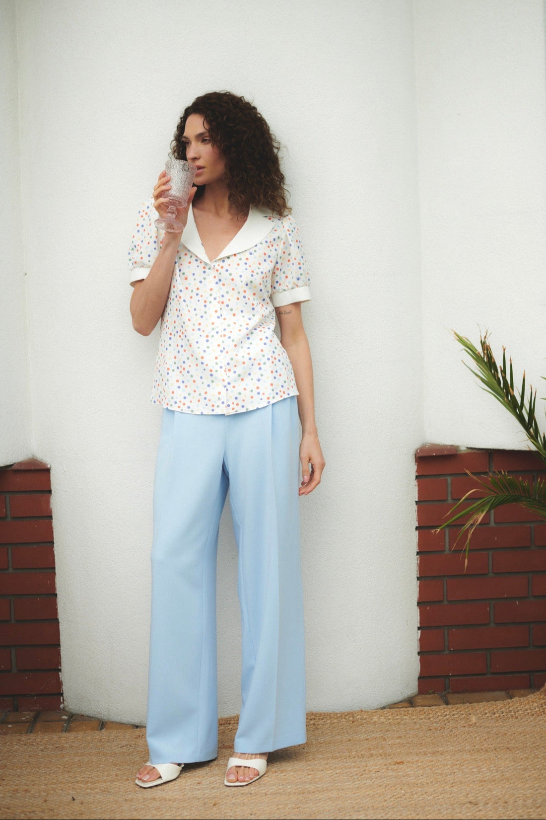 KOSZULA EVELYN W KROPKI