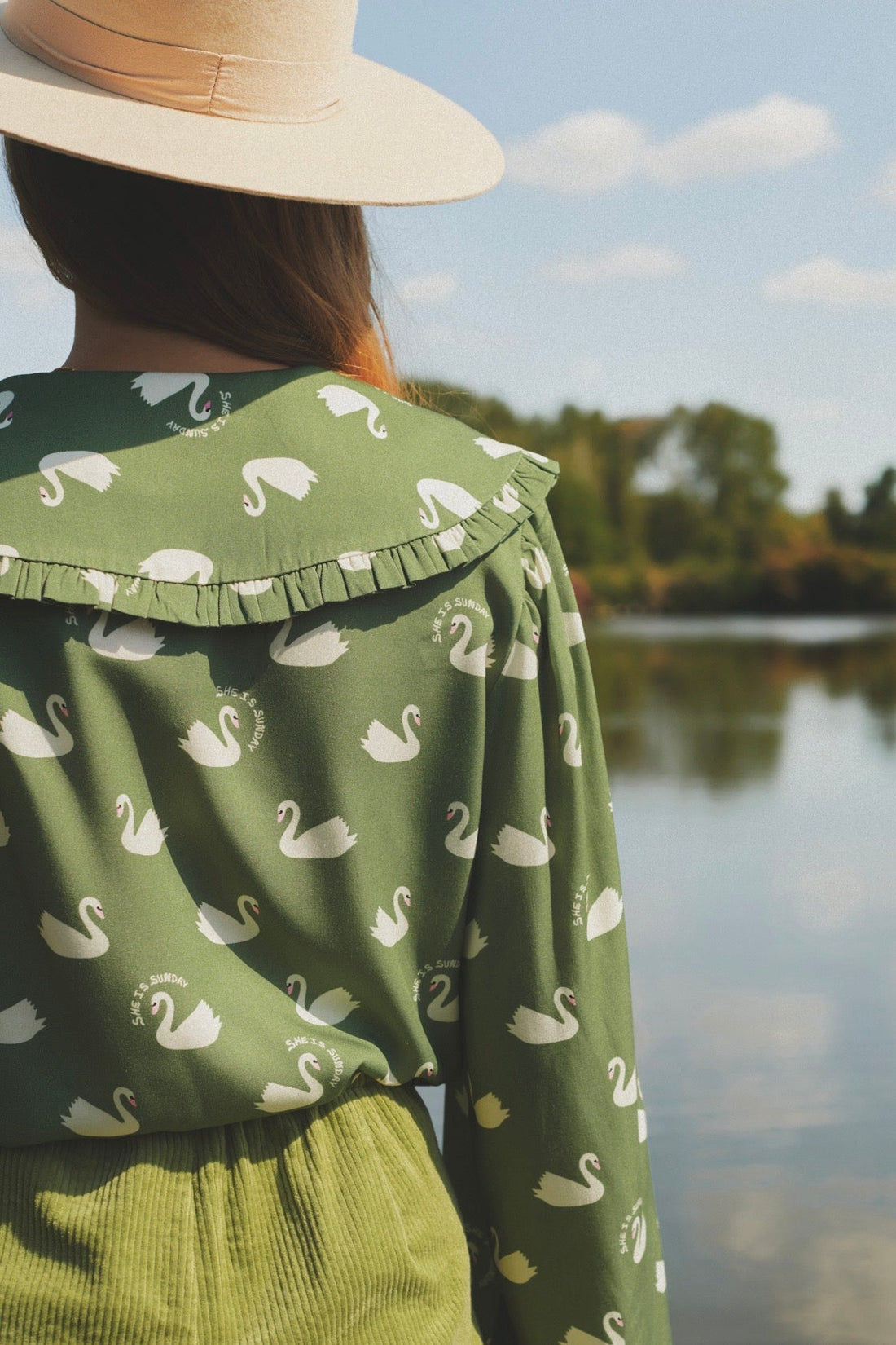 KOSZULA BELLINA CIGNO VERDE