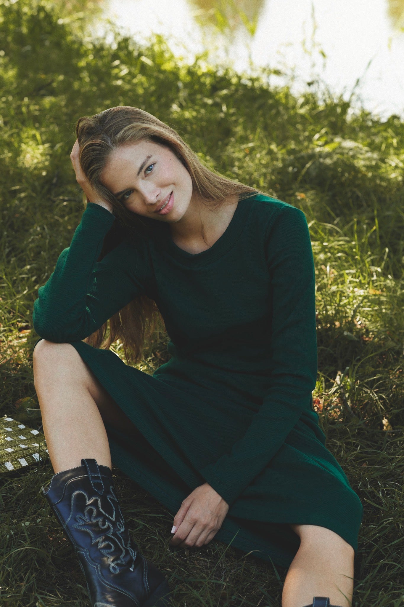SUKIENKA BROOKE ZIELONA