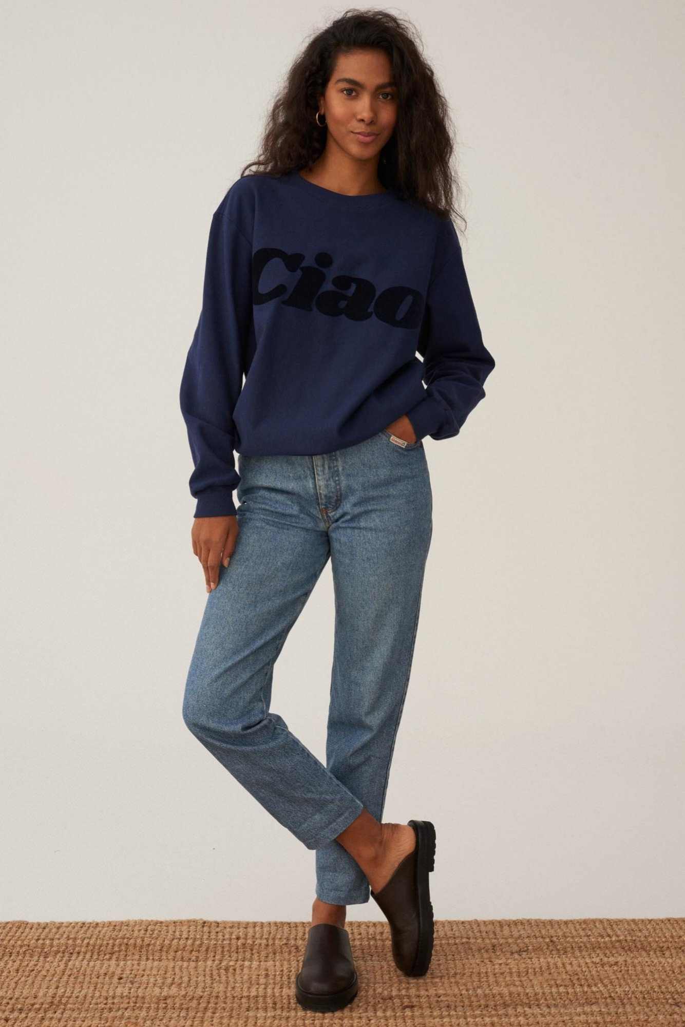 BLUZA CIAO GRANATOWA - UNISEX