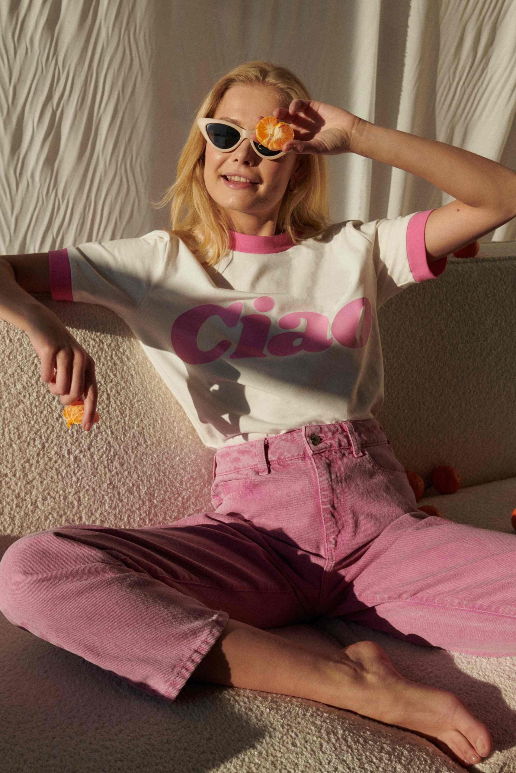 T-SHIRT CIAO PINK VACANZA