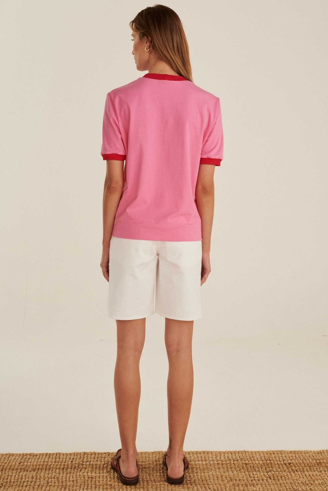 T-SHIRT CIAO SUNDAY RÓŻOWY