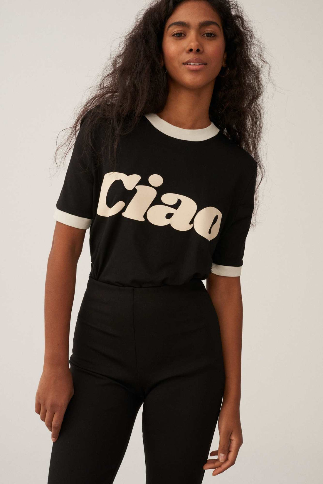 T-SHIRT CIAO BLACK