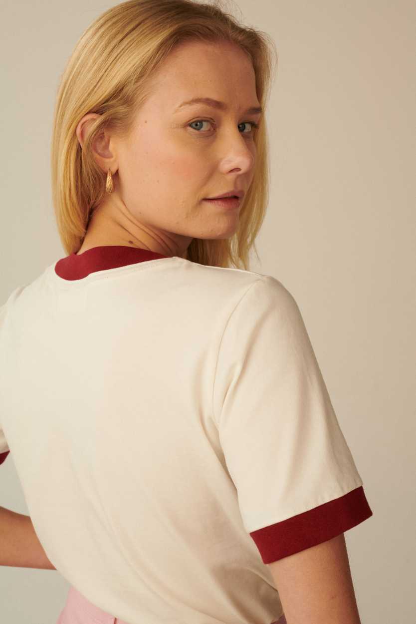 T-SHIRT DOLCE VITA BIAŁY
