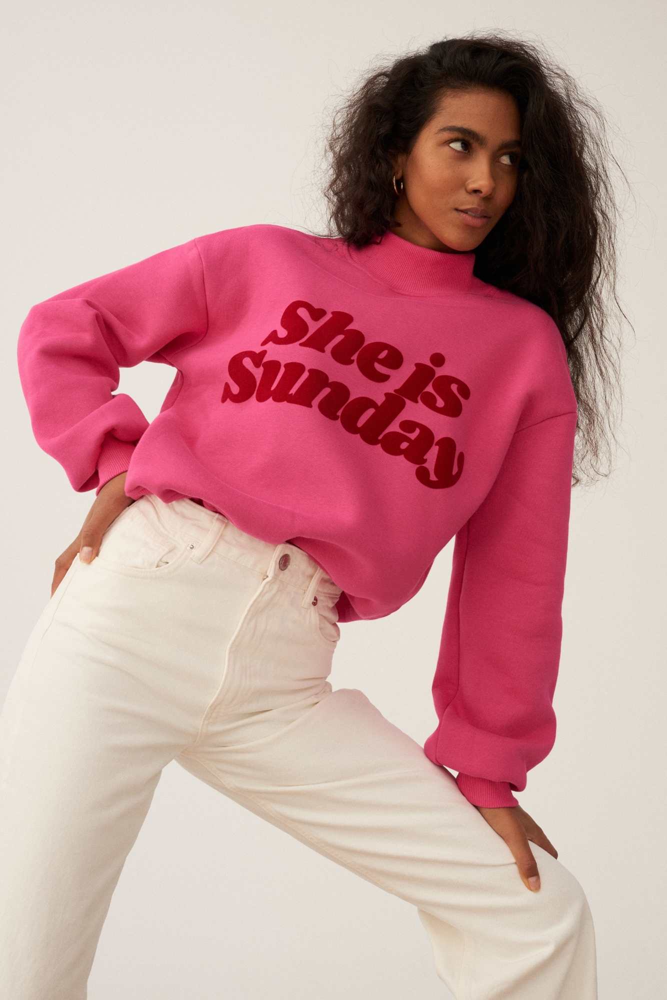 BLUZA RÓŻOWA SHE IS SUNDAY