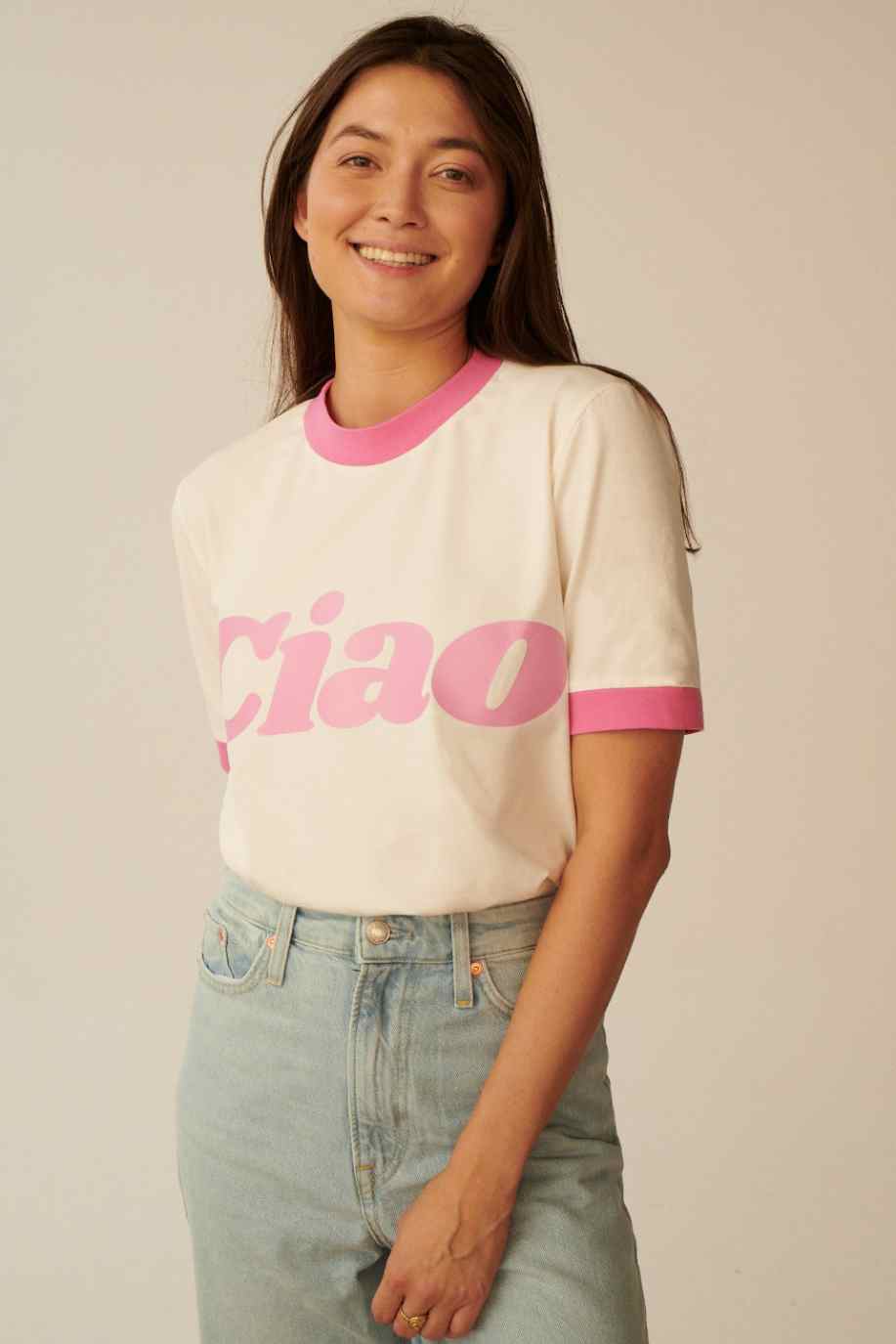 T-SHIRT CIAO PINK VACANZA