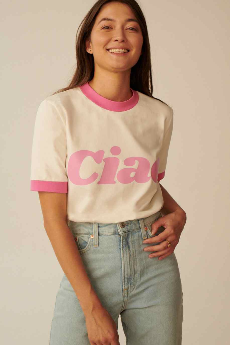T-SHIRT CIAO PINK VACANZA
