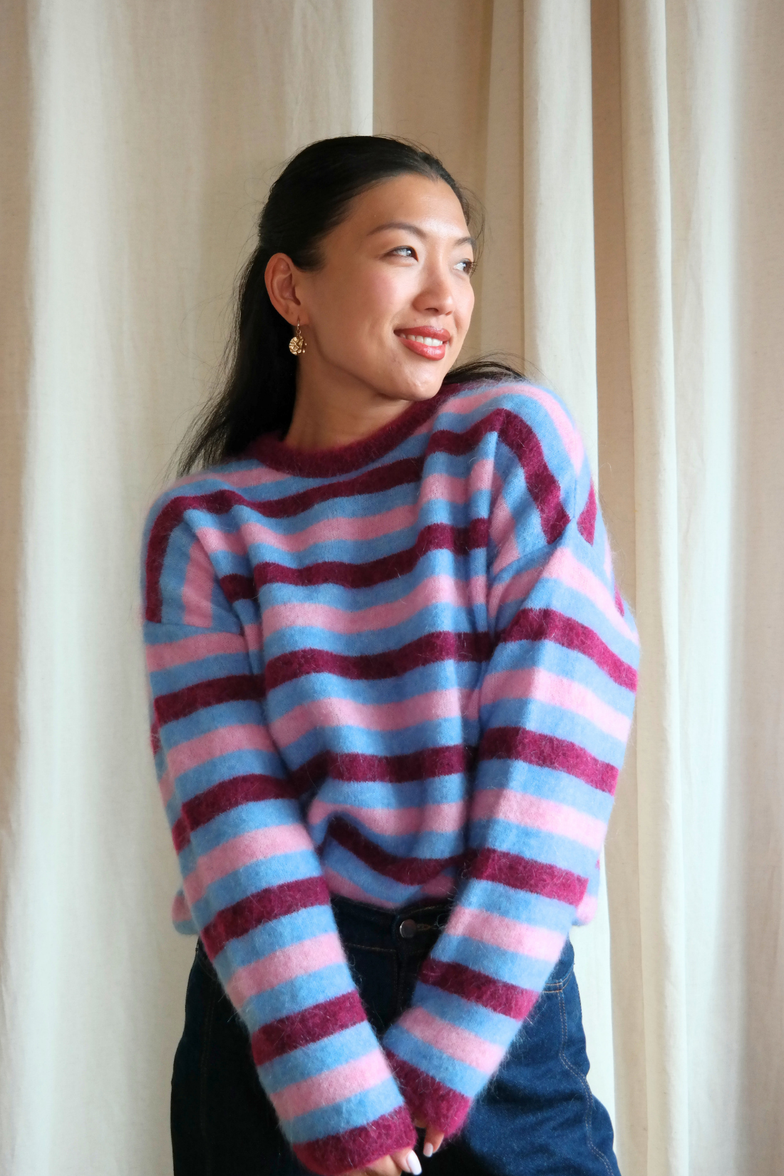 SWETER SUGAR MOHEROWY W PASKI