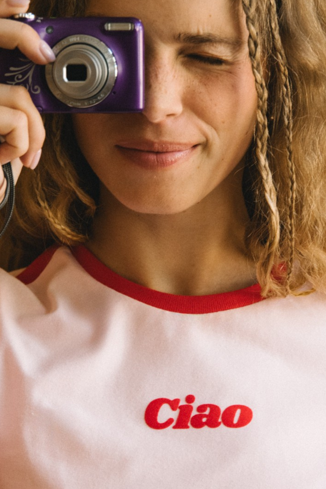 T-SHIRT HELLO SUNDAY PINK