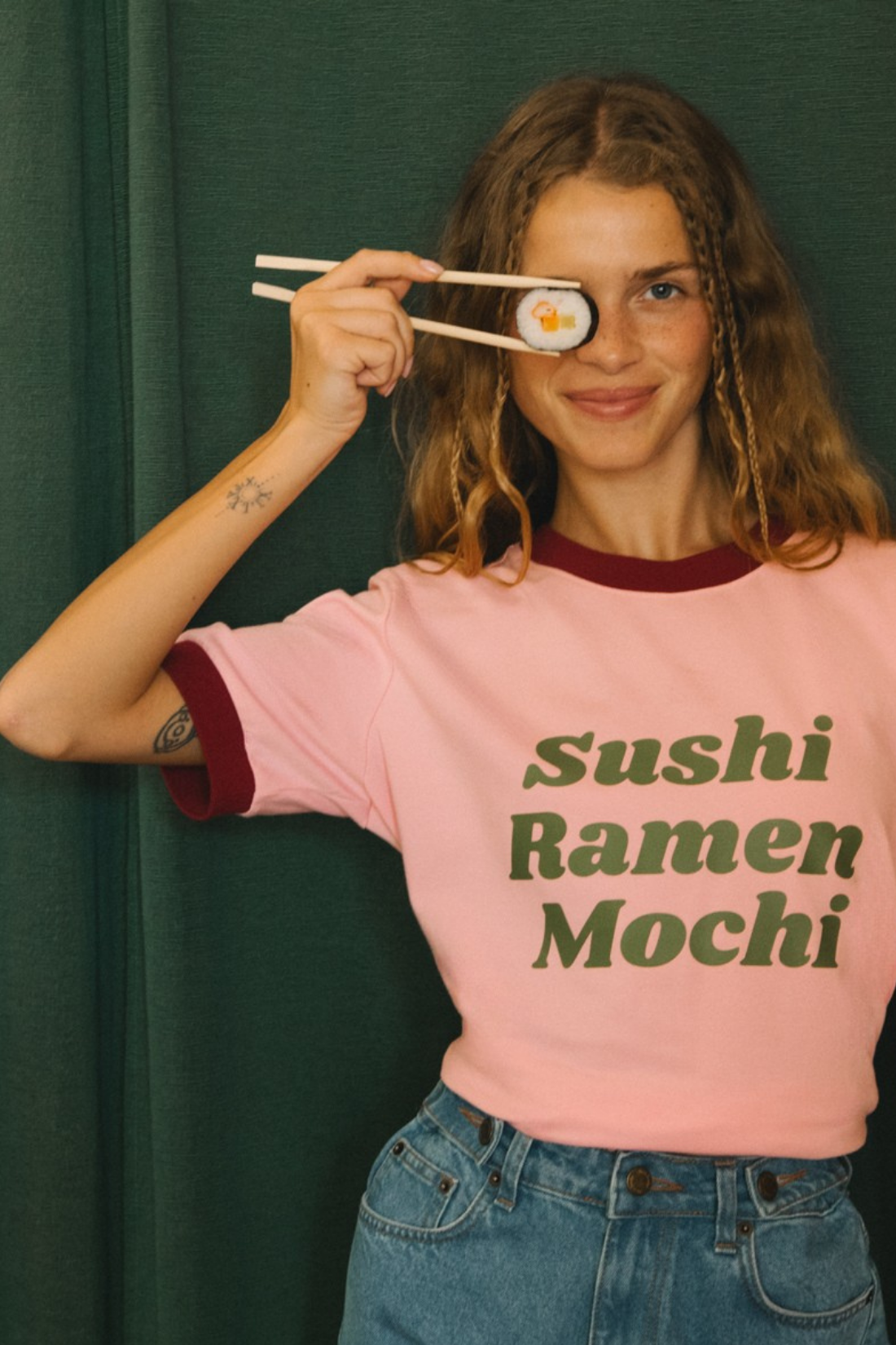 T-SHIRT HELLO SUNDAY PINK