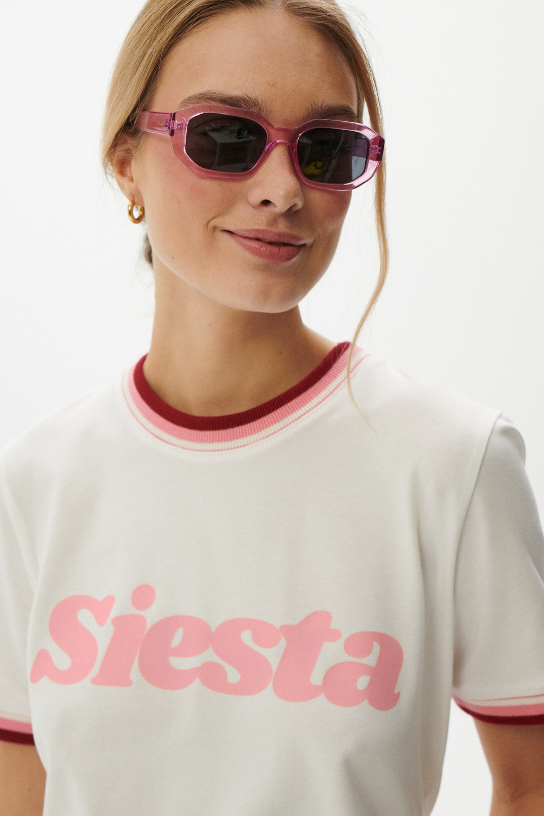 T-SHIRT SIESTA ŚMIETANKOWY